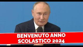 Putin da’ il Benvenuto alla Nuova Scuola, Congratulazioni e Ispirazione per l'A.S. 2024 a TUVA