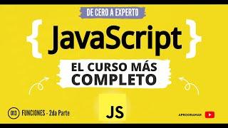 Aprogramar con JavaScript - 13 Funciones segunda parte