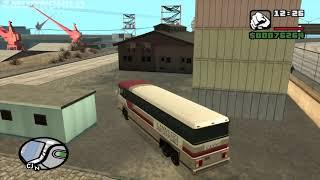 GTA San Andreas - How to get (and save) the Bus at the very beginning of the game