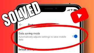 How to enable data saving mode on YouTube?