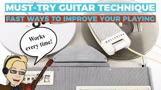 PLAY GUITAR BETTER, FAST - Easy Technique #1 - Guitar Discoveries