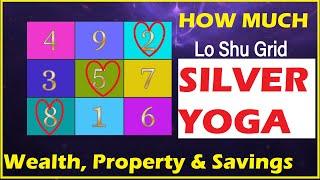 2, 5, 8 is known as Silver Success Plane | संपत्ति योग | Numerology Lo shu grid | Good luck | P.7