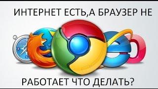 ИНТЕРНЕТ ЕСТЬ,А БРАУЗЕР НЕ РАБОТАЕТ ЧТО ДЕЛАТЬ? (1 СПОСОБ)