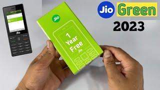 Jio Green phone 2023 4g Phone Unboxing And Review1 Years free Recharge F220B