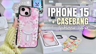 iPhone 15 Unboxing (PINK)  CASEBANG Imagisnap Phone Case (+Testing) ︎ Emmy Lou