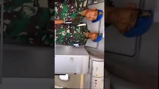 Pramugari Batik dikawal TNI saat bekerja, seneng bangettt .... | Batik Air Cabin Crew | #shorts