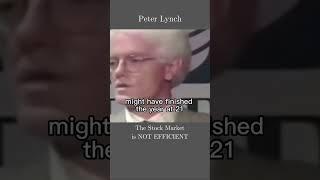 IS THE STOCK MARKET EFFICIENT Peter Lynch #shorts #peterlynch #stockmarketforbeginners