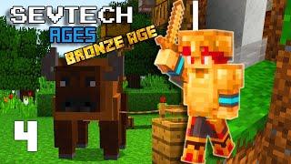 SevTech Ages - Entering The Bronze Age (Aqueducts, Animal Slavery!) (Age 1 - Ep 1)