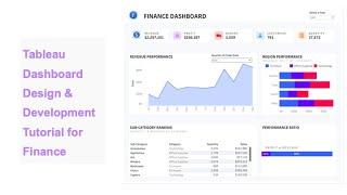 Tableau Finance Performance KPI Dashboard | Tableau Dashboard Project for Financial Metrics