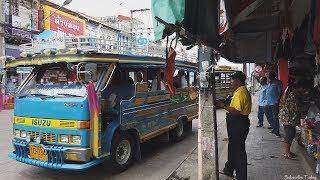 Traveling by  Bus... Stations & local Buses in Phuket - getting around Thailand for cheap