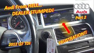 Audi From HELL...DEALER STUMPED!! (Part 2 - Air Suspension FRUSTRATION!!)