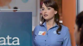 Milana Vayntrub - AT&T "Instant Crowd" TV Commercial