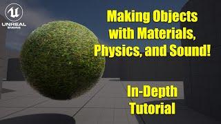 UE5 Tutorial - Objects with Materials, Physics, and Sound! - DarkslayerTV