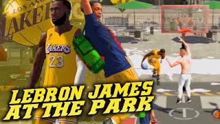 Lebron James Build At The Park! No Gatorade - NBA 2K20 Park Gameplay