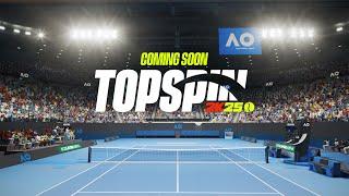A NEW TOP SPIN TENNIS GAME IS COMING SOON...
