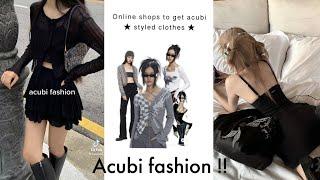 Acubi fashion finds & shops | tiktok compilation