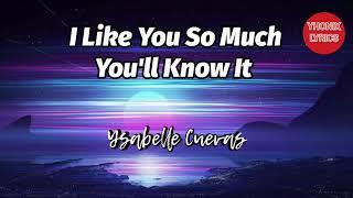 "I Like You So Much, You'll Know It (A Love So Beautiful OST English Cover)"Lyrics - Ysabelle Cuevas