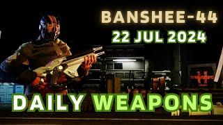 This is a decent offer today Banshee - Banshee-44 Destiny 2 Gunsmith Official Weapon Inventory