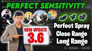 New update 3.6 world Best sensitivity settings For All devices bgmi & pubgm