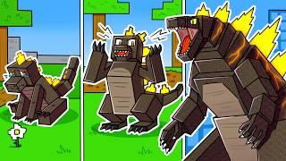 HARDCORE Minecraft で GODZILLA として 100 日間生き延びました!