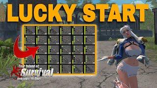 The Luckiest start | Quick snowball Last Island of Survival