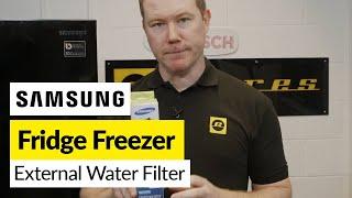 Samsung Fridge Freezer Water Filter Change (External Hafex Filter)