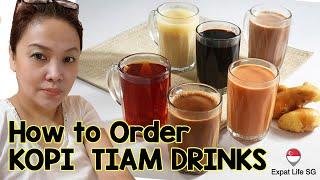 How to Order Drinks in Singapore Coffee Shops