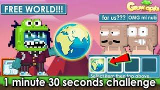 FREE WORLD CHALLENGE - Growtopia Challenge #2