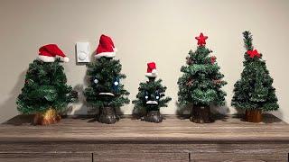 My collection of knockoff/bootleg Singing Christmas Trees