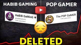 The Pop Gamer, Habib Gaming Deleted YouTube channel | The End of Free Fire News and Updates