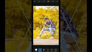 PicsArt Neon Glowing Star  frame Photo Editing Trick #Picsartediting #shorts