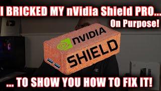  HOW TO FIX nVidia Shield PRO BOOT LOOP or WILL NOT START UP - MARCH 2024 