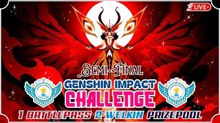 SEMI-FINAL COME JOIN FAST GENSHIN IMPACT CHALLENGE INDIA SEASON 6 PRIZEPOOL OF 1 BP & 2 WELKIN