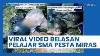 Viral Video Belasan Pelajar SMA di Kupang Pesta Miras hingga Mabuk, Terkapar di Semak Belukar