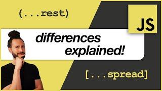 Differences between the REST Parameter and SPREAD Operator in JavaScript + EXAMPLES of each!