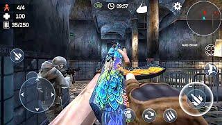 Zombie 3D Gun Shooter- Real Survival Warfare - Android Game Gameplay Part 10 - Games App Lomelvo