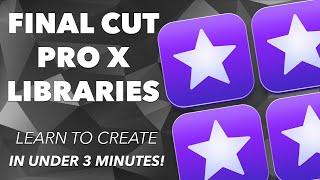 Final Cut Pro X Libraries MADE EASY - How to create a new FCPX Library for your video footage