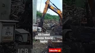 Jcb tracked excavator material handler #shorts #mechanical #technical #tech #civilprojects #civil