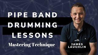 Pipe Band Drumming Lessons - Mastering left hand traditional grip for pipe band drummers