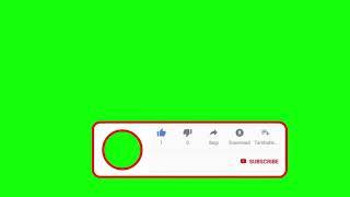 Green screen animation subscribe button  no copyright | NC TECH