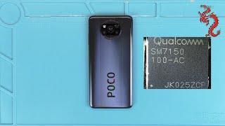 POCO X3 NFC //РАЗБОР смартфона обзор ИЗНУТРИ + Микроскоп