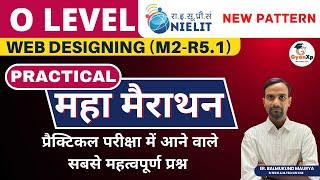 Web Designing (PR2) Practical Marathon Class || O Level Practical Practical Solution || GyanXp