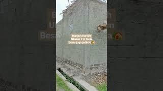 Bangun Rumah Ukuran 9x16 m | Rumah Tampak Belakang #bangunrumah #prosesbangunrumah #tipsbangunrumah