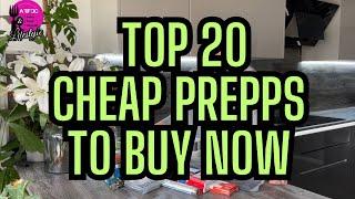 Top 20 cheap items to hoard for SHTF | UK prepper | prepping