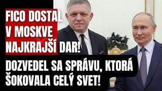 Mimoriadne! Fico dostal v Moskve najkrajší Vianočný dar! Dozvedel sa správu, ktorá šokovala svet