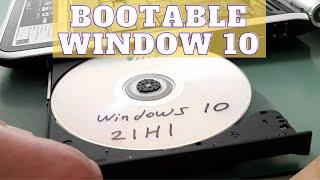 How to create bootable windows 10 DVD