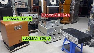 Âm Ly Luxman 309X | Denon 2000 Ae | Lod Ha 330 | Súp Yamaha Sw 800 | Pioneer y 9 | Luxman 309 V