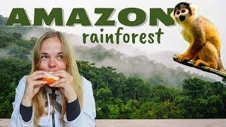 4 days in the Amazon rainforest  Manu National park in Peru