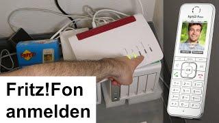 AVM Fritz!Fon C6 einrichten und Anmeldung an der Fritz!Box DECT Basis (Anleitung)