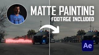 Create Easy Matte Paintings in After Effects | Live VFX Presentation
